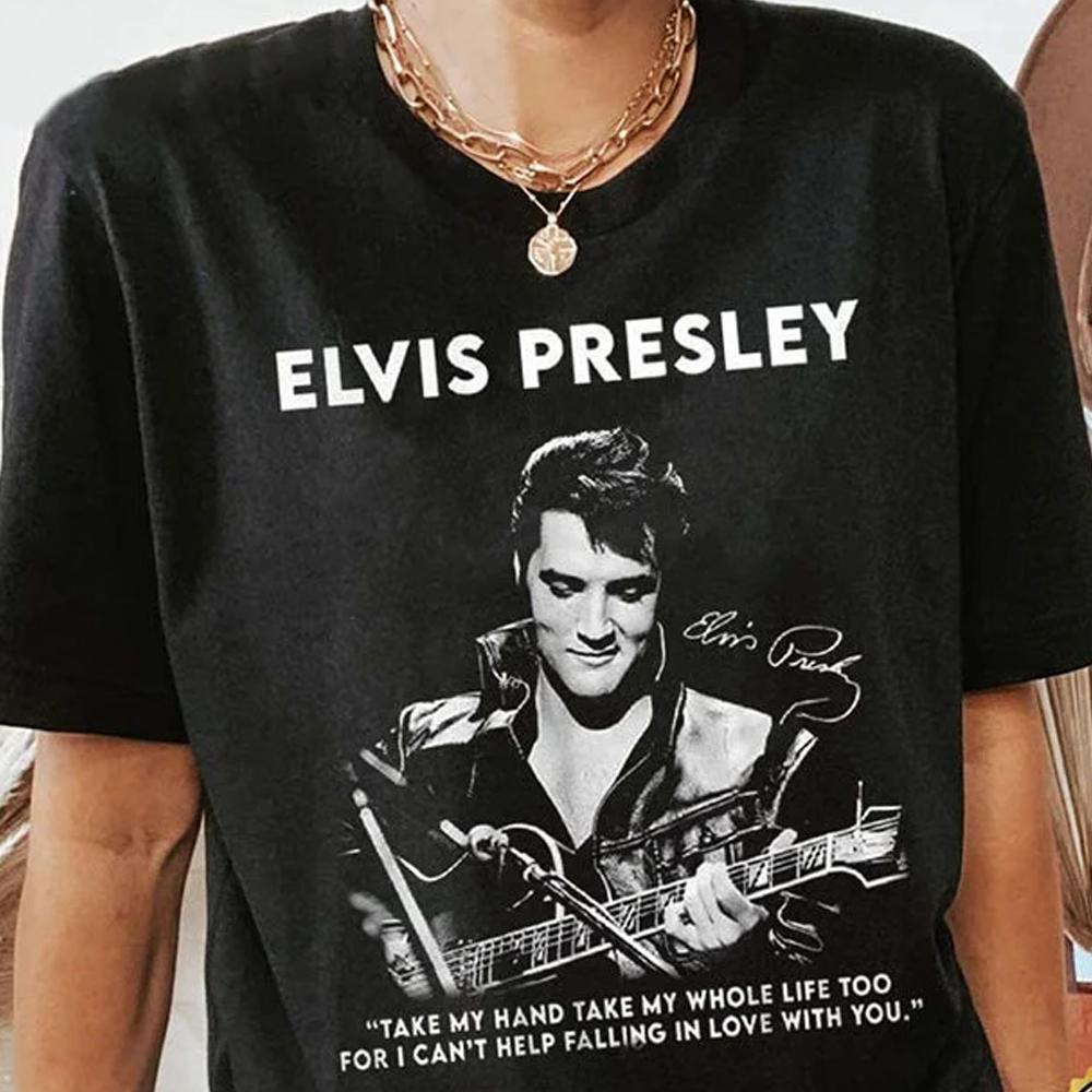 Elvis Merch Shirt Elvis Presley Merch The King Rock  Roll Shirt